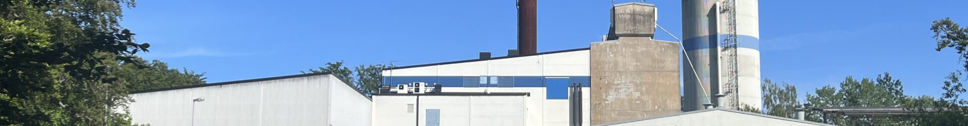 Affärsverkens värmeverk på Gullberna Park producerar numera sin egen el